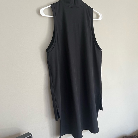 Adidas 1/4 Zip Ribbed HiLow Dress Mockneck - Picture 6 of 6